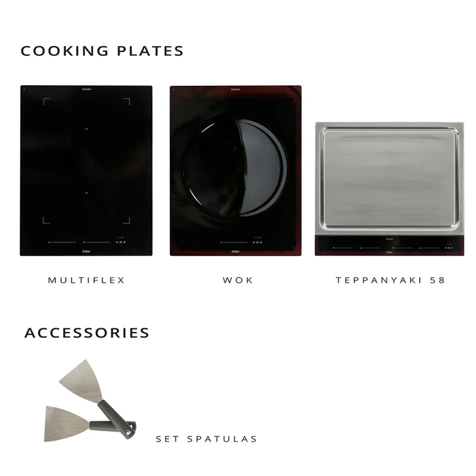 Kuchnia zewnętrzna 140x65x93 cm wykonana z litego drewna tekowego i aluminium - Convivial Viadurini