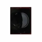 Nowoczesna kuchnia na kółkach do ogrodu z drewna i stali - Calliope Viadurini