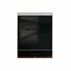 Nowoczesna kuchnia na kółkach do ogrodu z drewna i stali - Calliope Viadurini