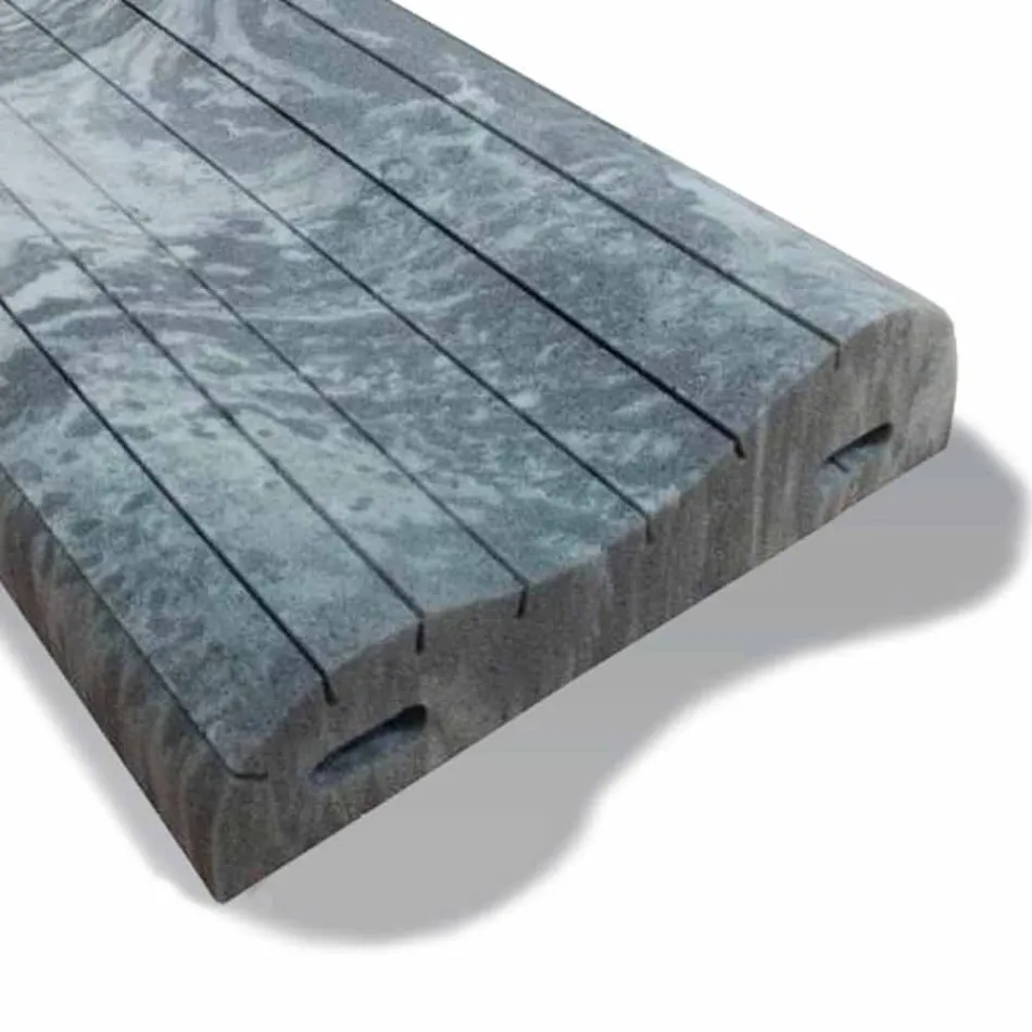 Poduszka Double Wave in Memory Xform o wysokości 11 cm Made in Italy - Curly Viadurini