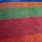 Ręcznie malowana poduszka z konopi Unikalny kawałek włoskiej sztuki - marki Viadurini