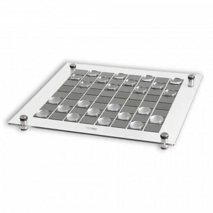 Warcaby gra planszowa wykonane we Włoszech Viadurini