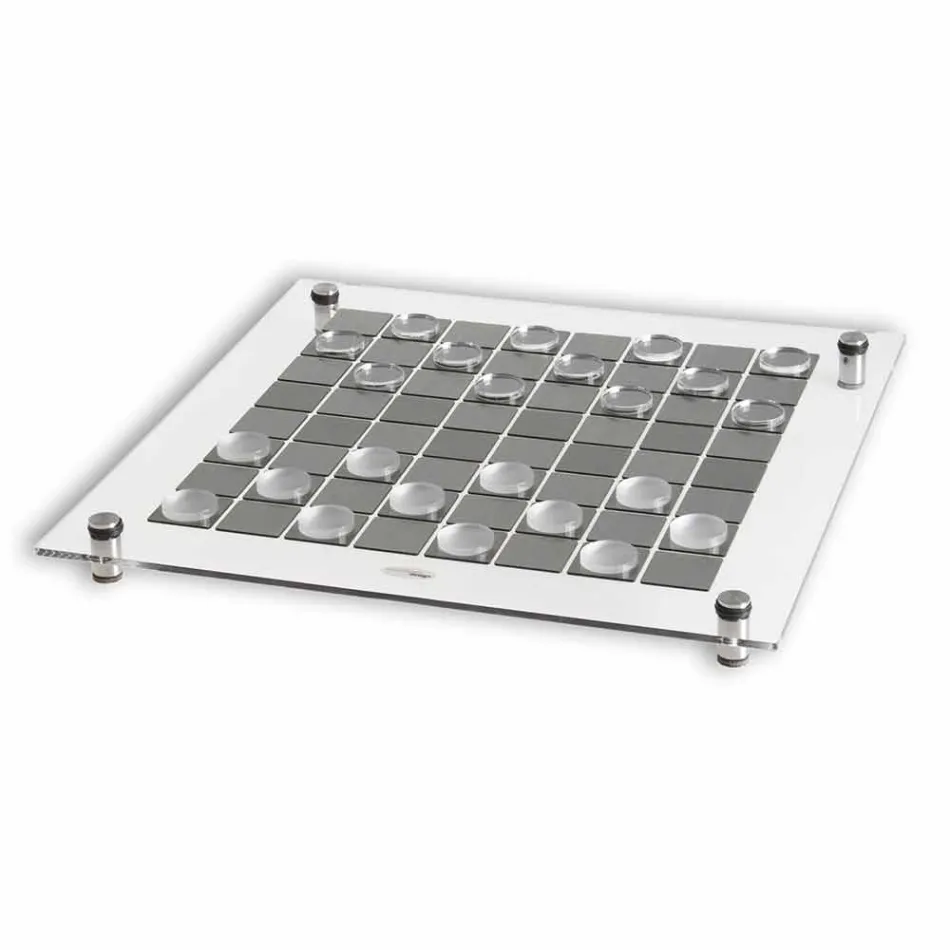 Warcaby gra planszowa wykonane we Włoszech Viadurini