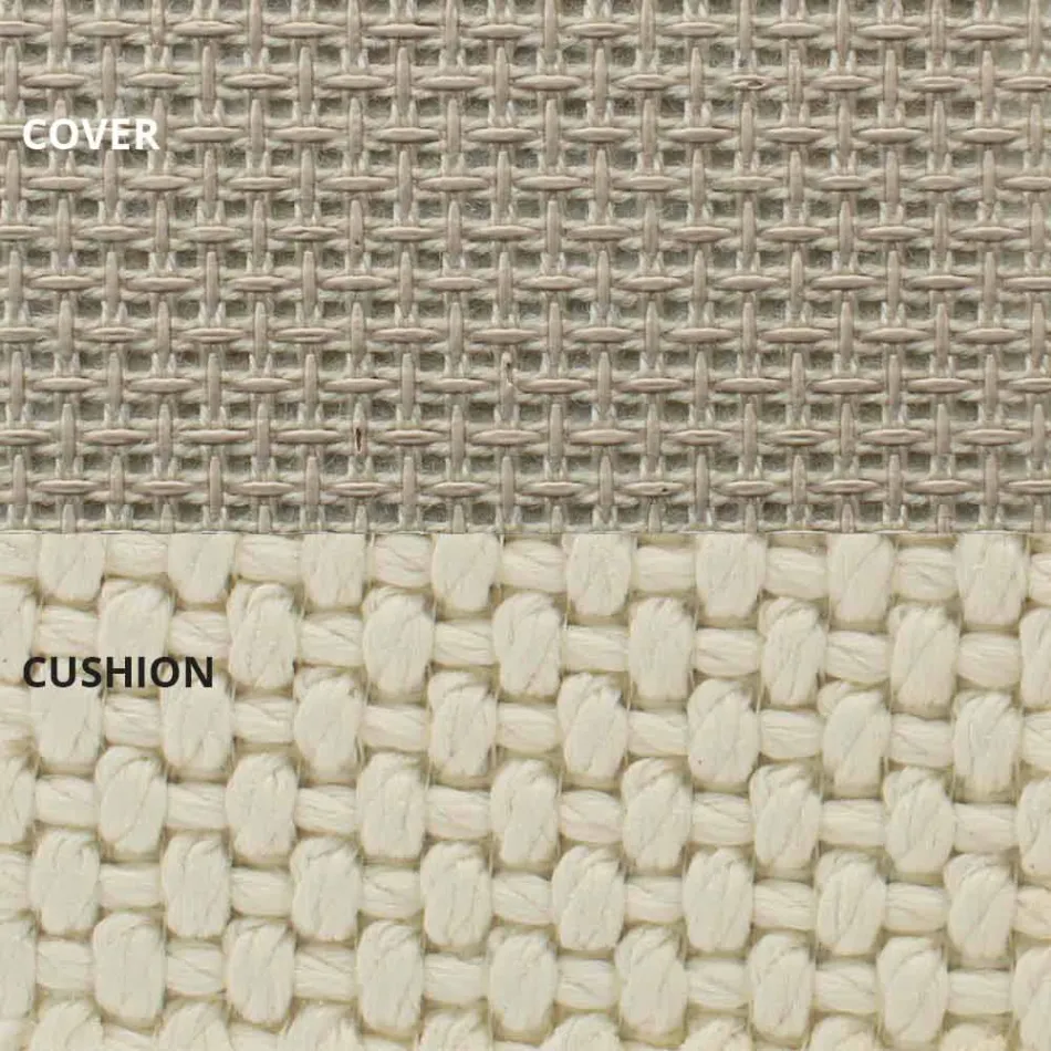 Okrągła, luksusowa leżanka ogrodowa z parasolem - Ulm Moon firmy Vondom Viadurini