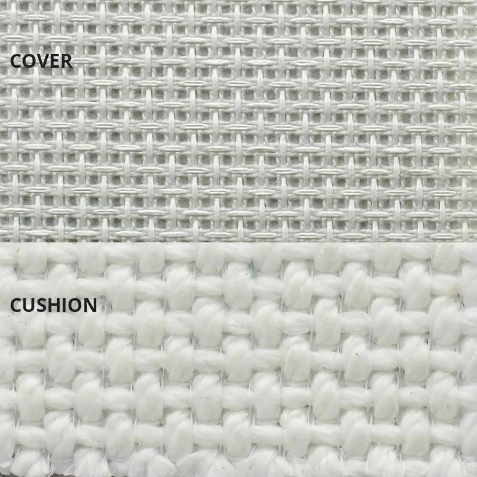 Okrągła, luksusowa leżanka ogrodowa z parasolem - Ulm Moon firmy Vondom Viadurini