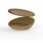 Nowoczesny tapczan Ulm firmy Vondom, z żywicy polietylenowej Viadurini