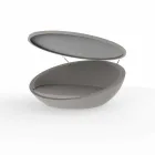 Nowoczesny tapczan Ulm firmy Vondom, z żywicy polietylenowej Viadurini