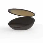 Nowoczesny tapczan Ulm firmy Vondom, z żywicy polietylenowej Viadurini