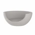 Łóżko dzienne na zewnątrz w luksusowym okrągłym kształcie z polietylenu - Ulm Moon firmy Vondom Viadurini