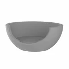 Łóżko dzienne na zewnątrz w luksusowym okrągłym kształcie z polietylenu - Ulm Moon firmy Vondom Viadurini