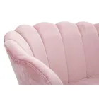 Nowoczesna sofa 2 osobowa z aksamitu ze złotymi żelaznymi stopami - Annina Viadurini