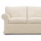 Sofa 2-osobowa tapicerowana i pokryta tkaniną Made in Italy - Andromeda Viadurini