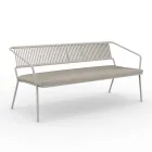 Sofa 2-osobowa do ogrodu z poduszką w zestawie Made in Italy - Prato Viadurini