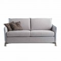 Designerska sofa 3 osobowa L 185cm tkanina / ekoskóra wyprodukowana we Włoszech Erica