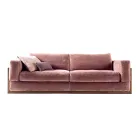 Sofa 3 osobowa design Grilli York, wykonana we Włoszech Viadurini