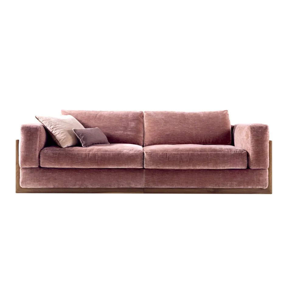 Sofa 3 osobowa design Grilli York, wykonana we Włoszech Viadurini