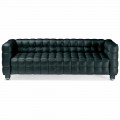 Sofa 3-osobowa w jakości Made in Italy Pikowana skóra z efektem - Vesuvius