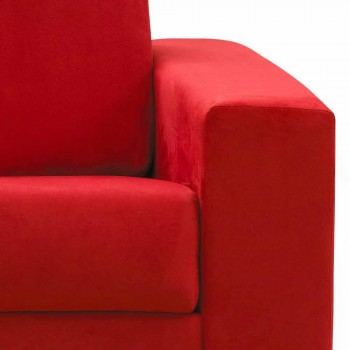 Sofa trzyosobowa maxi o nowoczesnym designie ekoskóra / tkanina wyprodukowana we Włoszech Mora
