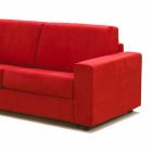 Sofa trzyosobowa maxi o nowoczesnym designie ekoskóra / tkanina wyprodukowana we Włoszech Mora Viadurini