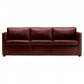 Sofa 3-osobowa tapicerowana wysokiej jakości skórą Made in Italy - Centauro