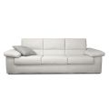 Sofa 2 lub 3 osobowa z białego materiału Made in Italy - Abudhabi