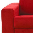 Sofa dwuosobowa o nowoczesnym designie z imitacji skóry / tkaniny wykonana we Włoszech Mora Viadurini