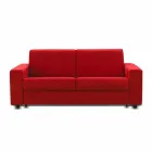 Nowoczesna dwuosobowa sofa maxi z ekoskóry / tkaniny wyprodukowanej we Włoszech Mora Viadurini