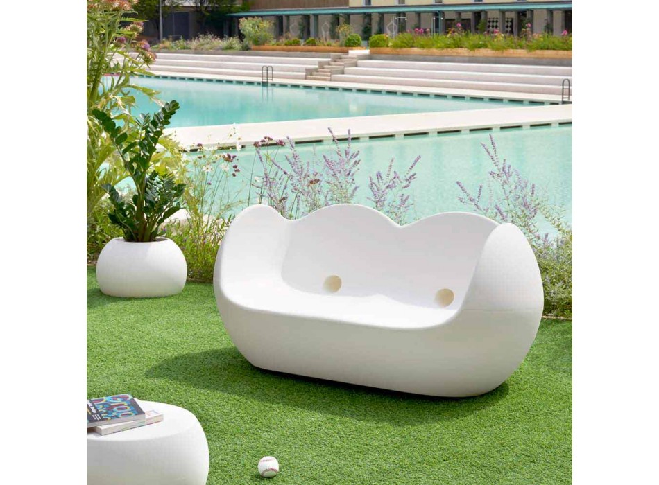 Kolorowa sofa do biegania Slide Blossy modern design made in Italy Viadurini