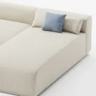 Modułowa sofa ogrodowa z wodoodpornego materiału Made in Italy - Bahias Viadurini