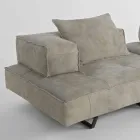 Sofa nowoczesny design Cardo, skórzana tapicerka Viadurini