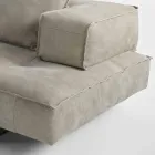 Sofa nowoczesny design Cardo, skórzana tapicerka Viadurini