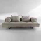 Sofa nowoczesny design Cardo, skórzana tapicerka Viadurini