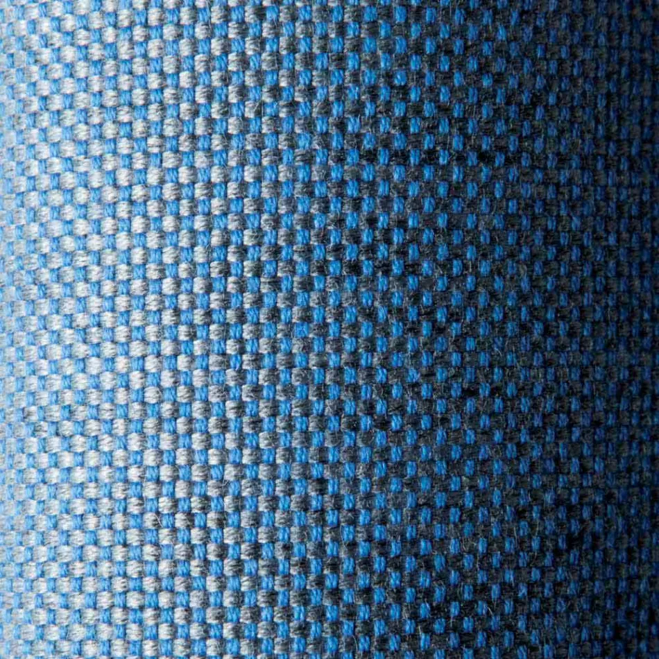 Sofa trzyosobowa z metalu i tkaniny Made in Italy - Selia Viadurini