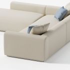 Modułowa sofa zewnętrzna z wyściółką z odprowadzającej wilgoć gumy Made in Italy - Bahias Viadurini