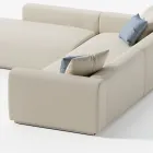 Modułowa sofa zewnętrzna z wyściółką z odprowadzającej wilgoć gumy Made in Italy - Bahias Viadurini
