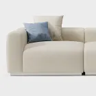 Modułowa sofa zewnętrzna ze sklejki morskiej Made in Italy - Bahias Viadurini