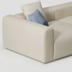 Modułowa sofa zewnętrzna ze sklejki morskiej Made in Italy - Bahias Viadurini