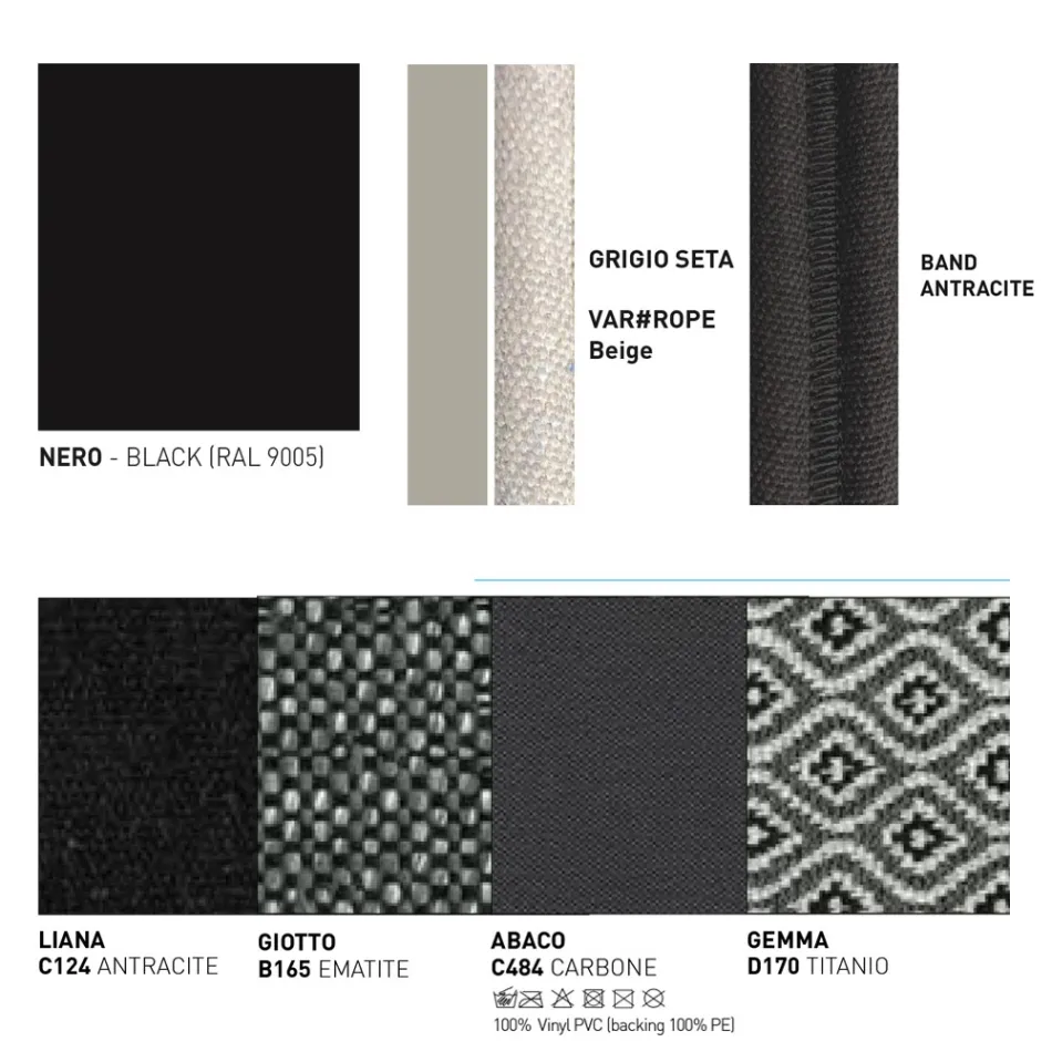 Sofa zewnętrzna z poduszkami w zestawie Made in Italy - Emmacross by Varaschin Viadurini