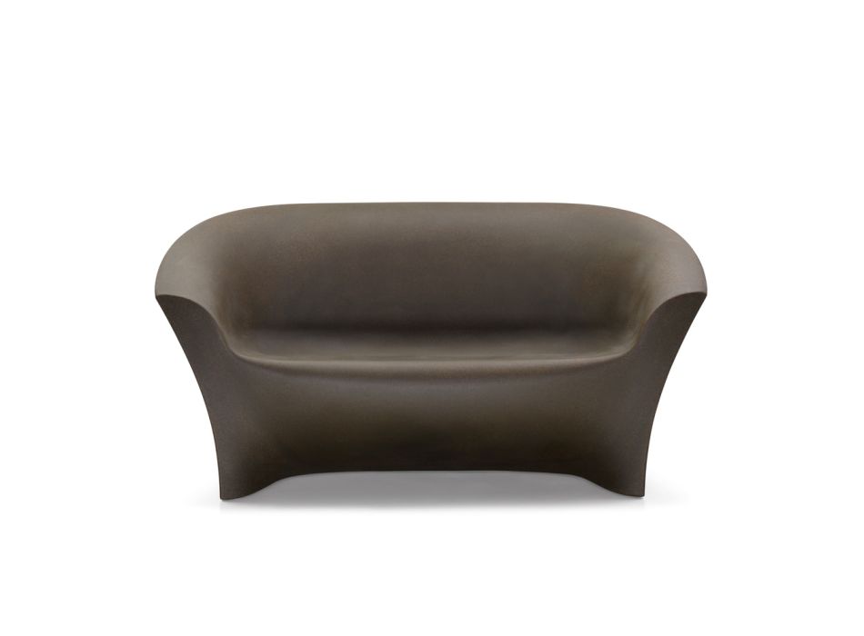Designerska sofa ogrodowa z kolorowego polietylenu Made in Italy - Conda Viadurini
