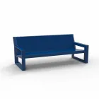 Sofa zewnętrzna Vondom, z żywicy polietylenowej, design Viadurini