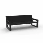 Sofa zewnętrzna Vondom, z żywicy polietylenowej, design Viadurini