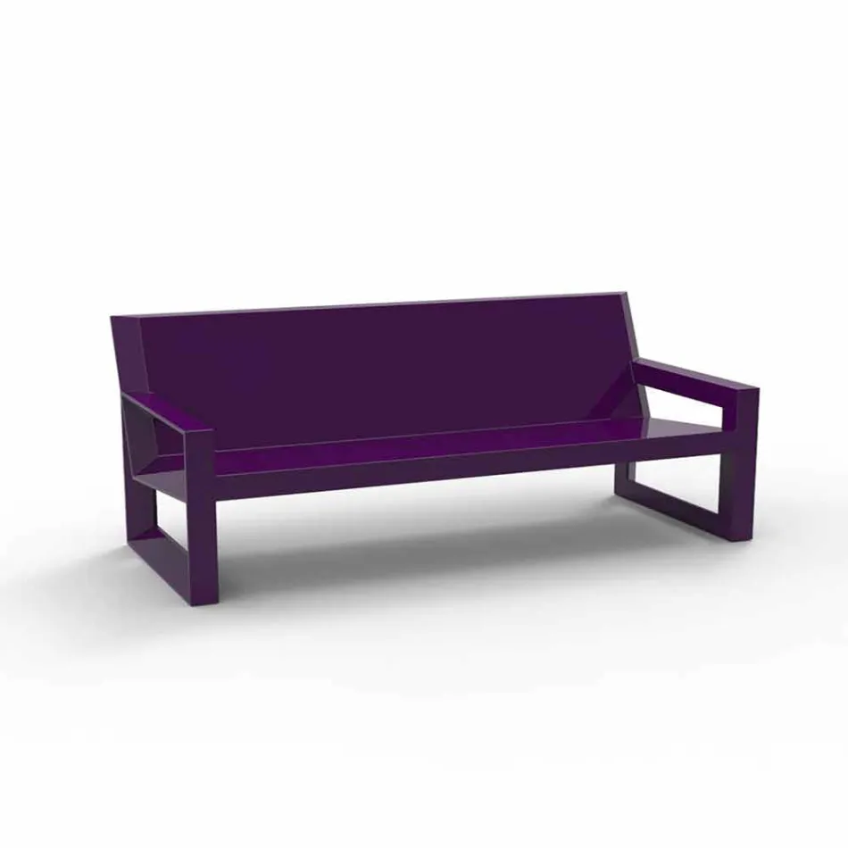 Sofa zewnętrzna Vondom, z żywicy polietylenowej, design Viadurini
