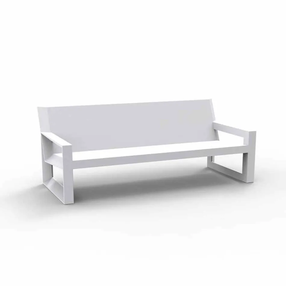 Sofa zewnętrzna Vondom, z żywicy polietylenowej, design Viadurini