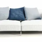 Sofa zewnętrzna tapicerowana tkaniną o nowoczesnym designie Made in Italy - Arkansas Viadurini