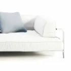 Sofa zewnętrzna tapicerowana tkaniną o nowoczesnym designie Made in Italy - Arkansas Viadurini