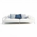 Sofa zewnętrzna tapicerowana tkaniną o nowoczesnym designie Made in Italy - Arkansas