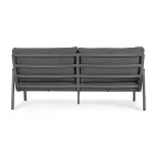 Sofa ogrodowa z tkaniny o konstrukcji aluminiowej, Homemotion - Cara Viadurini