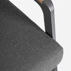 Sofa ogrodowa z tkaniny o konstrukcji aluminiowej, Homemotion - Cara Viadurini