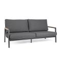 Sofa zewnętrzna z tkaniny ze strukturą aluminiową, Homemotion - Cara