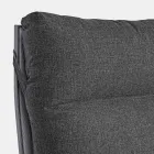 Sofa zewnętrzna z tkaniny i aluminium z odchylanym oparciem - Nathy Viadurini